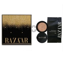 하퍼스바자 하퍼스바자 스타쿠션 스마트 스킨핏 본품+리필, 본품+리필+퍼프3매, 하퍼스바자 골드쿠션 21호