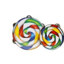 3알록달록 유치원 3살 학습용 롤리팝탬버린 율동놀이 소근육발달 탬버린장난감 조카선물 음악놀이 악기놀이