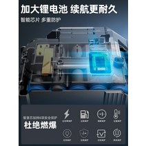 무선송풍기 낙엽청소 세차블로어 리튬 배터리 송풍기 충전식 헤어 드라이어 고전력 산업용 먼지 컴퓨터 집진기 눈, [17] 2단 변속 속도 조절 강력한 리튬 배터리 스톰