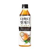 칠성 건강차 갈증해소 더하다헛개차 식이섬유 음료 500ML 12개, 12세트