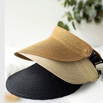 비에심플 밀짚 밴드형 썬캡