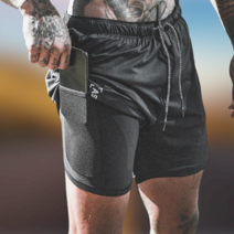 남자 남성 헬스 헬스장 스쿼트 러닝 런닝 농구 테니스 운동용 투인원 짐웨어 레깅스 반바지 바지 팬츠 복장