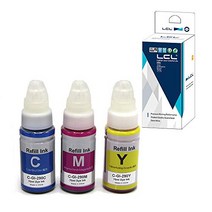 LCL Compatible Ink Bottle Replacement for Canon GI290 GI-290 G1200 G2200 G3200 G4200 G4210 (3-Pack C, 1