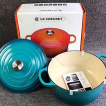 온유마켓 프랑스풍 냄비 24cm 법랑 국솥 유럽풍 깊은 솥 볶음탕 4.2L 주물 무쇠냄비, 블루