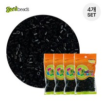 지니비즈(Genibeads) 비즈공예 1000비즈 4개묶음, 1개, 블랙4개