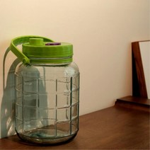 담금주병 실리콘마개 효소병 손잡이 가스배출 밀폐용기 진공 오디 오미자청 밀폐, 1개, 02. 숨쉬는 효소병 12L(색상랜덤)