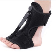[이오디엠에프] 조정 가능한 발목 중괄호 발 부목 Orthotic Brace Night Splint 발바닥 근막 염을위한 발 건강 관리 Achilles Tendoniti, Black_1, junma_1, 1개
