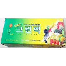크린팩(우진 미니 17x25 100매) 50개 비닐 큰비닐봉투 qlslf, 1