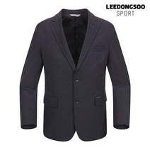 이동수골프 MD추천 남성 멜란지 본딩 자켓 다크그레이 H0DJK0310-E5