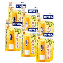 Nivea Lip Care UV 니베아 립 케어 UV 호호바 오일 립밤 6팩