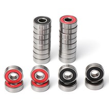 10pcs 608 2rs 볼 베어링 abec-7 abec-9 8x22x7mm 깊은 홈 스틸 밀봉 볼 베어링 608rs z3v3 608-2rs 608rs 베어링 핫, 700mm