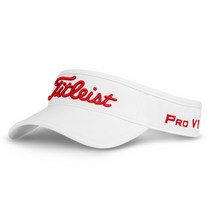 타이틀리스트 TH21VTWGC 여성용 워밍 썬캡 골프모자 볼캡 조절가능 아울렛, 3.화이트 레드