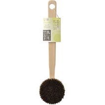 마나 재팬 바디브러쉬(BODY BRUSH) 천연모 편백, 일자형(미디엄), 1개, 1개