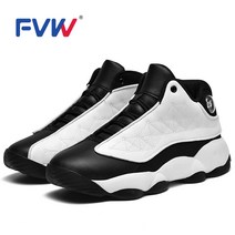 FVKV 신참 남성 농구 운동화 충격 흡수 하이탑 운동화 미끄럼 방지 남녀 농구화 트레이닝 운동화