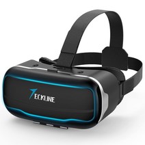 TECKLINE VR 고글 스마트 폰용 헤드 마운트 디스플레이 VR 고글 3D 안경 스마트 폰 3D 동영상 VR 동영상 PMMA 비구면 광