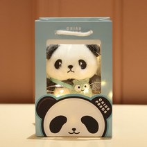판다 인형 팬더 에버랜드 키링 굿즈 곰인형 아기 홀더 그란데, 그린숄더백ㅣ팬더선물주머니ㅣ무드등, 10센티