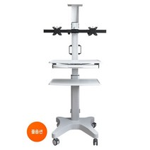 5myshop_EZ AMSC-200 알루미늄 이동식 모니터거치대 병원 TV 브라켓 스탠드 이동형 강의용 대_5myshop, 무옵션상품임!!
