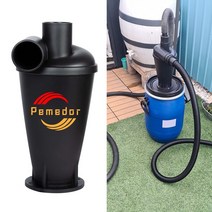 집진기 블랙 더스트 사이클론 DIY 터보 차저 3 세대 산업용 집진기 캐니스터 진공 가정용 플랜지베이스 청, 01 Black