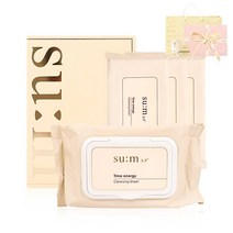숨37도 타임에너지 클렌징 시트 50매 기획 세트 (선물포장+쇼핑백+1ml 샘플증정) 1세트, 1set