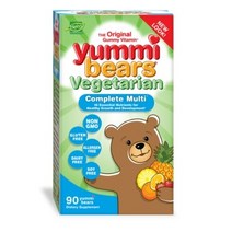 히어로뉴트리셔널프로덕츠 야미 베어 베지테리언 컴플리트 멀티 비타민 구미, 90개입, 2개