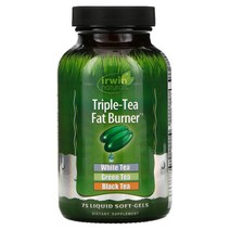 Irwin Naturals 어윈내추럴스 트리플-티 펫 버너 75정, 기본