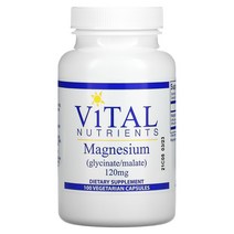 Vital Nutrients 마그네슘 120mg 베지 캡슐