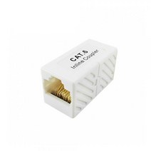 RJ45 고급형 랜커플러 랜중계기 랜선연결 1대1, 1개, 블랙