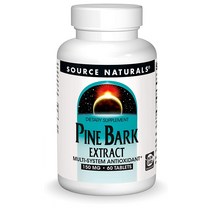 소스내츄럴스 파인 바크 추출물 멀티-시스템 안티옥시던트 150mg 60정, 소스네추럴스