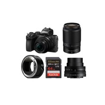 Nikon 니콘 Z50 Z 50 미러리스 카메라 16-50 및 50-250 VR 렌즈 어댑
