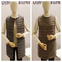 [올리비아로렌] 가벼운 오리털 경량 다운 패딩조끼[vobkdwsc421]