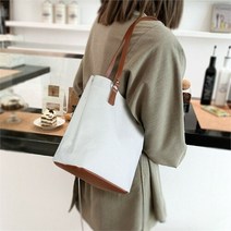 셀러허브(잡화) [라일리] Rly 여성 무지 천 캔버스가방 데일리 숄더백 20대후반가방