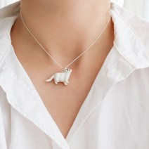 페르시안 고양이 오드아이 은목걸이 집사템 집사선물