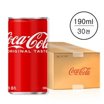 코카콜라, 190ml, 30개