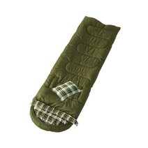 캠핑 침낭 차박이불 캠피용이불 동계 겨울 경량 백캐핑침낭, 3kg  그린 탈부착 및 세탁 가능