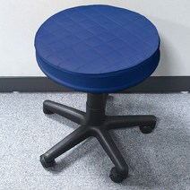 베드스토리 주문제작 보조 원형 둥근의자 커버, 11.연핑크(면혼방무지)