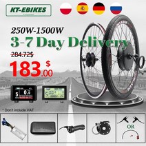 ebike kit 36v 500w 48v 1500w 1000w 750w e-bike 전자 자전거 휠 허브 모터 전기 자전거 자전거 변환 키트 bicicleta electrica, 48v 1500w 후면 나사, led900, 27.5