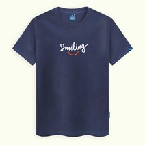 클로니아 스마일링 라운드 반팔 티셔츠 TS-533