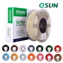esun 정품 3D 프린터 PLA+필라멘트 1.75mm 1KG, Brown