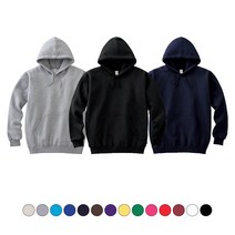 프린트스타 216-MLH 기본 무지 후드티 테리(쮸리) 14색상 12사이즈