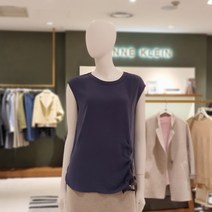 앤클라인 라운드셔링민소매블라우스(AX2A2TS0010)