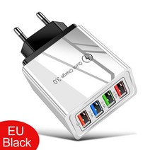 EU/US 4 포트 USB PD 충전기 빠른 충전 5V 3.1A QC3.0 아이폰에 대 한 삼성 Xiaomi 화 웨이 태블릿 스마트 전화 어댑터, 04 EU 4USB Type2