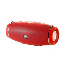 휴대용 스피커 블루투스 블루트스스피커강력한 서브우퍼 라디오 FM USB 충전 슈퍼 포터블 집 야외 시끄러운, [02] red