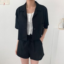 [바보사랑] 겟잇미 온크 원버튼 싱글 카라 린넨 자켓 [겟잇미]