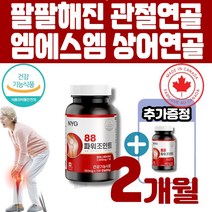 NYG뉴일리 88파워조인트 관절연골 msm관절영양제 상어연골분말 멜라트리약통, 2개(1개월+1개월)
