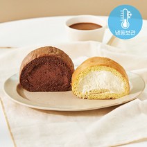 제로당 크림롤 100g [저당/글루텐프리/롤케이크], 2종 4개씩 - 8개 [20% 할인], 1개