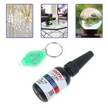 10ml uv 접착제 경화 접착제 투명 크리스탈 유리 수리 액체 접착제