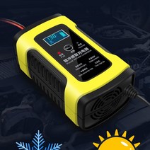 BRAND 자동차 오토바이 12V 24V 겸용 배터리 충전기 복원기, 12V (6A)  개