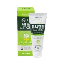 유니덴탈 올케어 치약 100g 1개 / 무색소치약 시린이예방 쑥치약 유황치약 충치예방