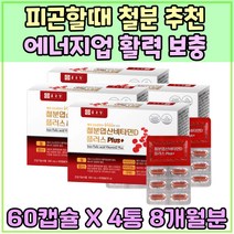 임신 전 후 철분 제 추천 혈액 생성 활력 충전 IRON 12mg 비타민 비 디 프리미엄 어지러움 영양제 헴철 헤모글로빈 엽산 구리 건강 식품 피로 관리 에너지 체력 유지 보충