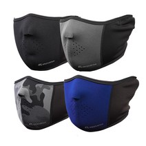 대경몰 국산 네오플렌 오토바이 자전거마스크 숨쉬기편한 스포츠 레저 마스크, 블랙